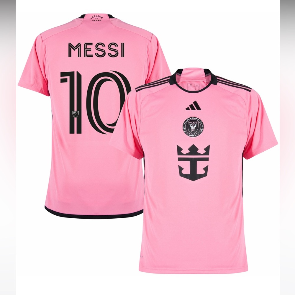 adidas Pink and Black Men's Jersey